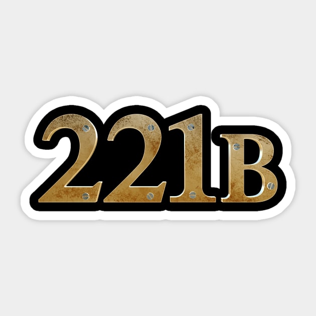 221B Sticker by ChrisHarrys